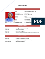 Curriculum Vitae Tulus