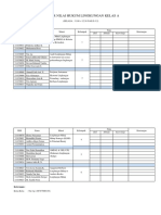 Daftar Nilai Hukum Lingkungan Kelas A