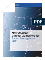 NZClinicalGuidelinesStrokeManagement2010ActiveContents PDF