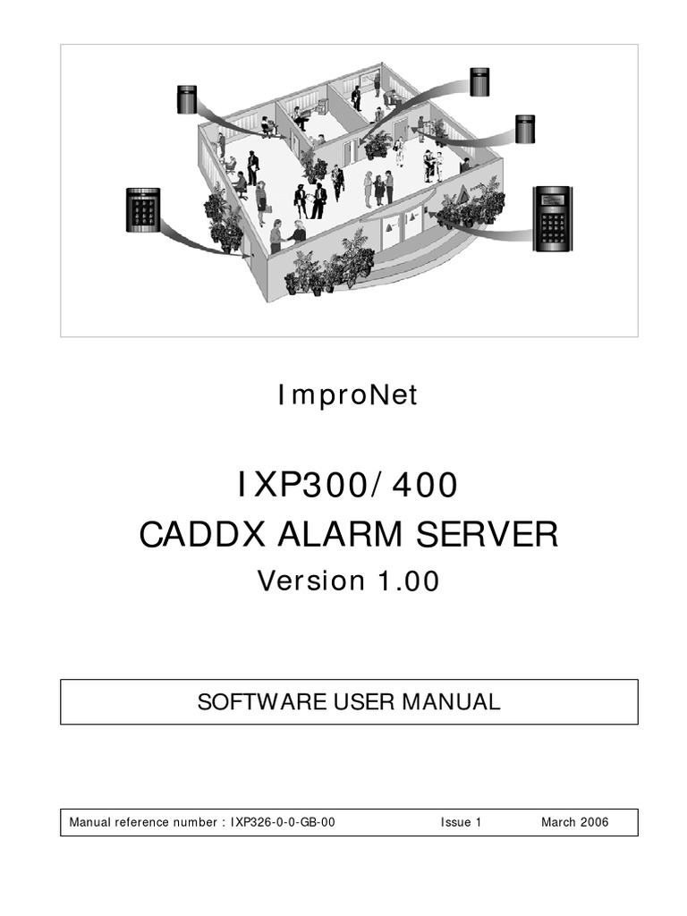 Ixp300/400 Caddx Alarm Server PDF License Server