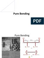 Pure Bending Stresses and Curvature