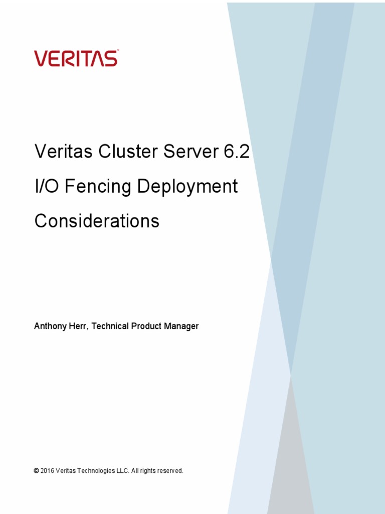 Vcs 62 Io Fencing Deployment Considerations | PDF | Computer Cluster ...