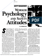 Worker Psychology Safety Attitudes