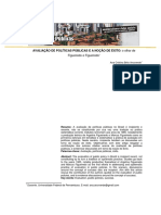 AVALIAÇÃO DE POLÍTICAS PÚBLICAS E A NOÇÃO DE ÊXITO O olhar de Figueiredoe Figueiredo.pdf
