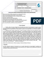 3° Projeto de Interpretação 6° Ano