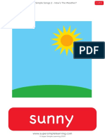 Hows The Weather Flashcards PDF