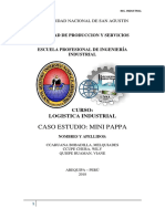 Caso Estudio: Mini Pappa: Curso: Logistica Industrial