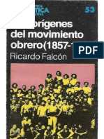 Falcón, Ricardo - Los Orígenes Del Movimiento Obrero (1857-1899) PDF