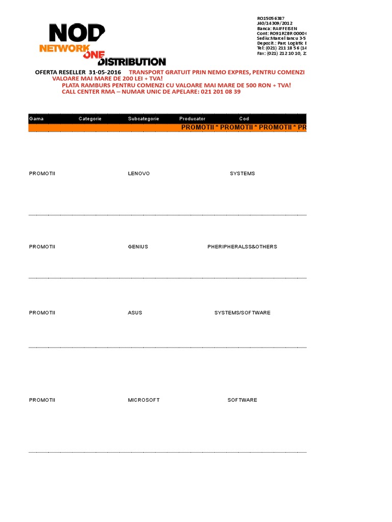 Oferta NOD 2016 05 31 | PDF | Smartphone | Dell