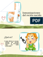 Inmunizaciones Del Recién Nacido