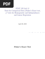 Fisher's Test