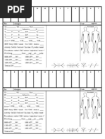 Medsurg Report Sheet