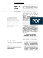 Tobar (2000) Herramientas para El Análisis Del Sector Salud