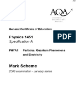 January 2009 MS - Unit 1 AQA Physics A-level.pdf