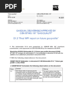 CEN-BTWG197 N0231 Adopted Deliverable D1-3 - Future Gas Profi