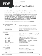 TB Unix Cheat Sheet