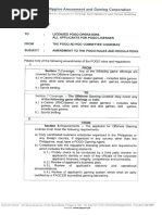 Amendment To The POGO Rules and Regulation AO February 15, 2017