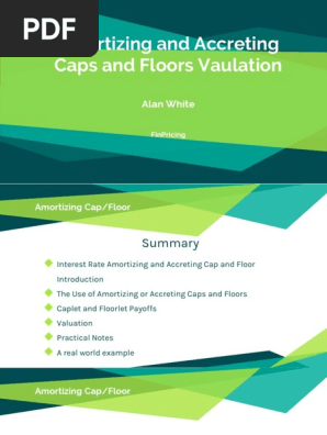 Amortizing And Accreting Caps And Floors Pricing Guide Financial