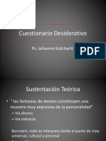 Cuestionario Desiderativo