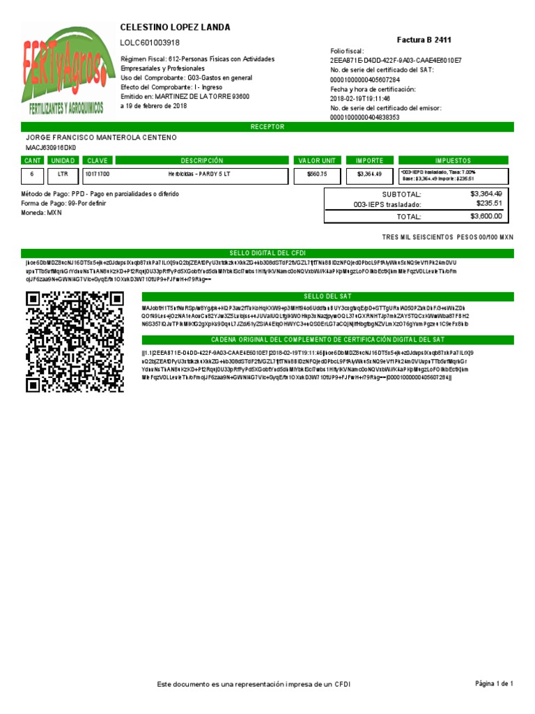 CFDI | PDF