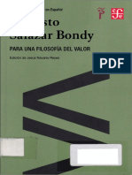 Salazar Bondy, Augusto - Para Una Filosofía Del Valor