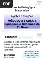 PPT_Aula 5_Equação e Sistemas Do 1o. Grau.