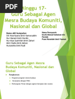 Guru Sebagai Agen Mesra Budaya Komuniti Nasional Dan Global