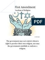 freedom of religion - first amendment 