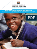 Alternative Provision of Basic Education and Training Apbet Option 2 Cover