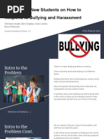 Bullying Project