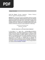 Janet - Harbord Excentric Cinema Giorgio Agamben | PDF | Science ...