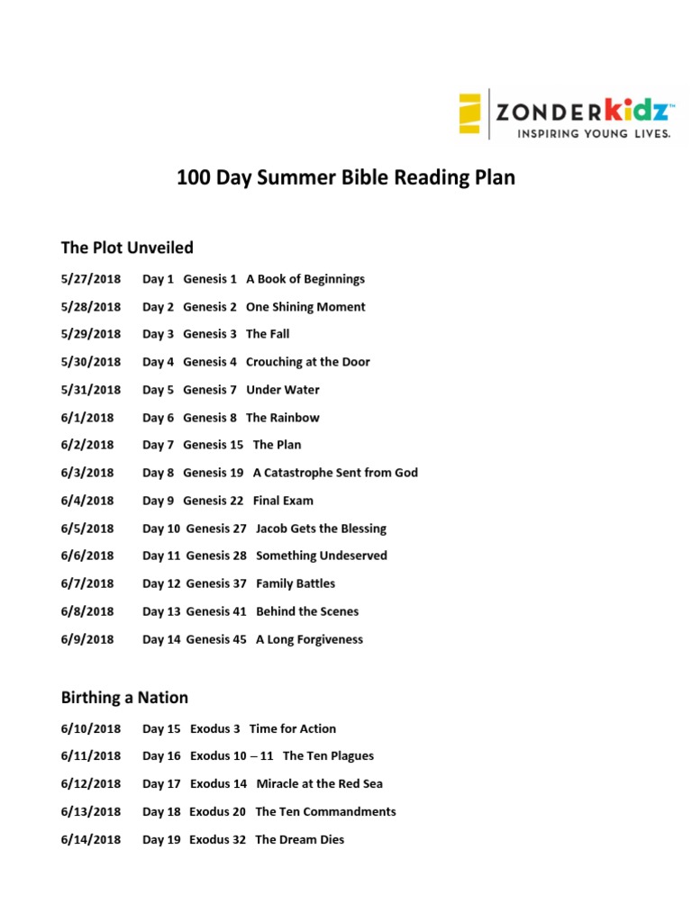 100 Day Bible Reading Plan | PDF | Acts Of The Apostles | Paul The Apostle