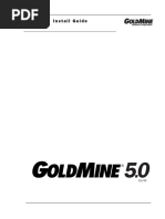 Goldmine 5 Installation Guide