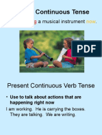 Present Continuous Tense