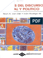 Analisis Del Discurso Social-y Politico-Van Dijk e Ivan Rodrigo Mendizabal