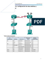 2.2.2.5 Lab - Configuring IPv4 Static and Default Routes OB