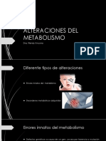 Alteraciones Del Metabolismo