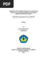 Download PERANCANGAN PABRIK AMMONIUM SULFATE DARI AMONIA DAN ASAM SULFATE DENGAN KAPASITAS PRODUKSI 200000 TON TAHUN by Fita Desti Senja SN378971817 doc pdf