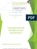 Yacimientos de Segrgacion Magmatica