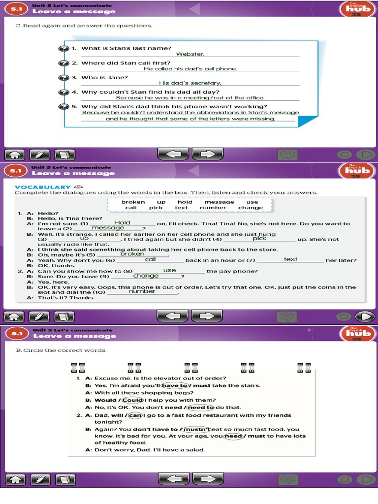 Ingles 6 - Unidad 5 | PDF