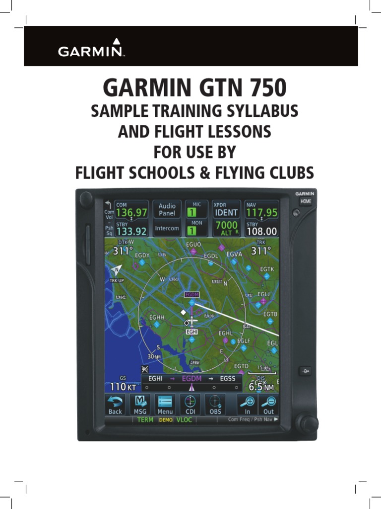 Garmin 750 Training Syllabus Instrument Flight Rules Avionics