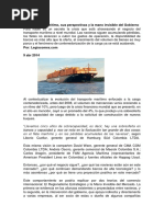 Alianzas Estrategicas en El Transporte Maritimo Mundial