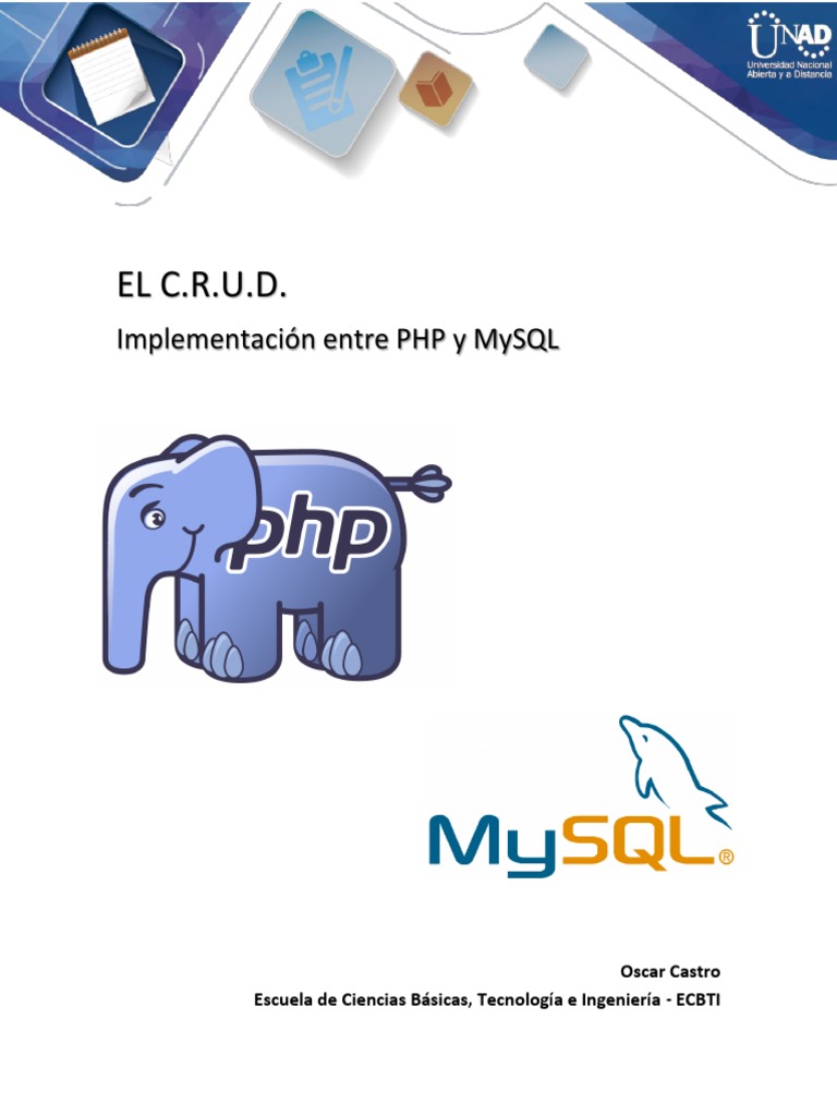 Implementar CRUD PDF | PDF | Comillas | Tabla (base de datos)