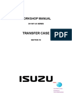 Isuzu D-Max 2011 Transfer Case Service Manual