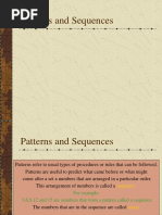 1 2 Patterns Sequences