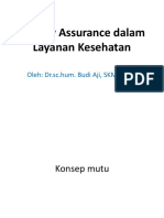 Quality Assurance Dalam Layanan Kesehatan