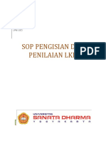 Sop Penyusunan Laporan Kinerja Dosen Usd