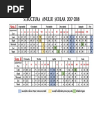 0 0 Structura Anului Scolar 20172018