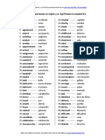 200 Palabras Importantes en Inglés # 3 y Su Significado en Español PDF
