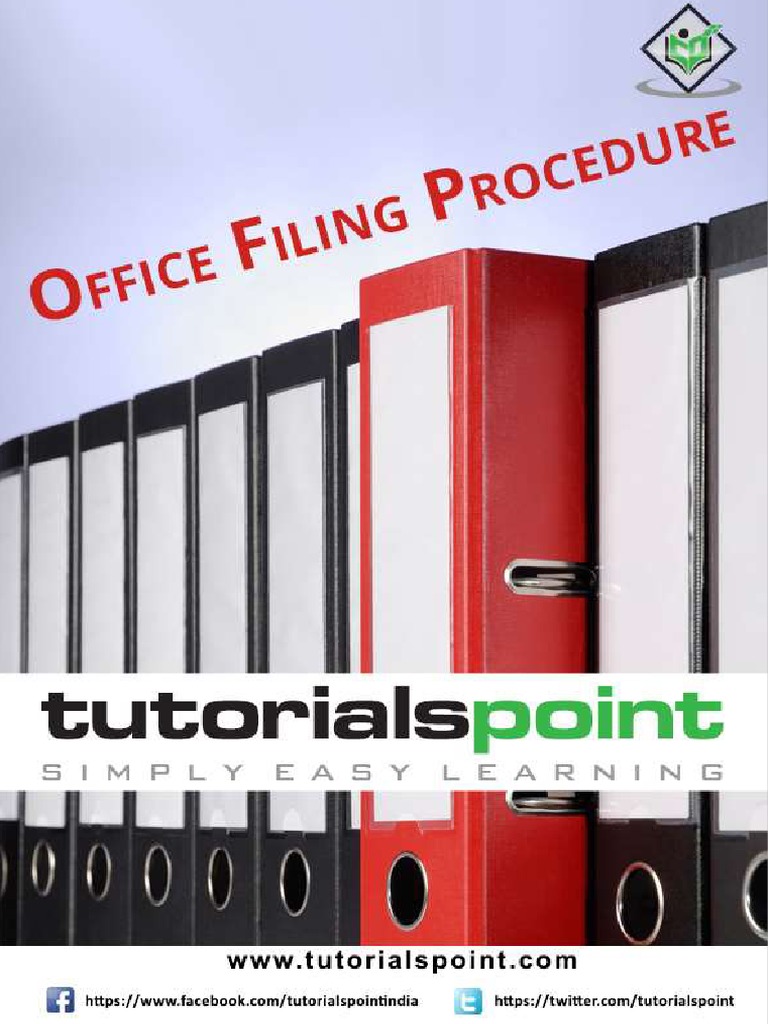 Office Filing Procedure Computer File Business Process